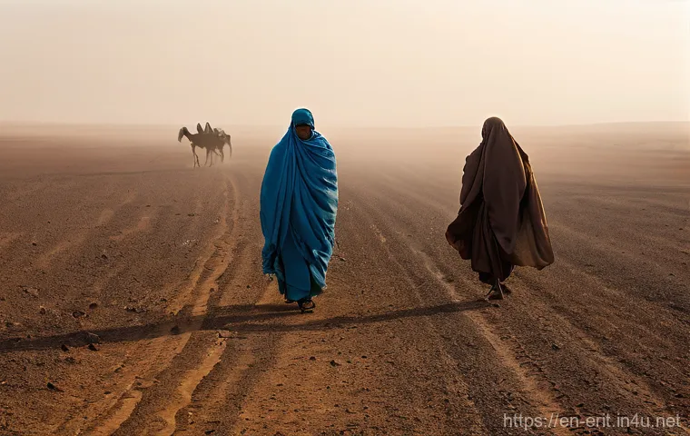 에리트레아 지역 간의 갈등 - **Prompt 1: Horn of Africa's Geopolitical Chessboard**
    "A highly detailed, overhead view of a st...