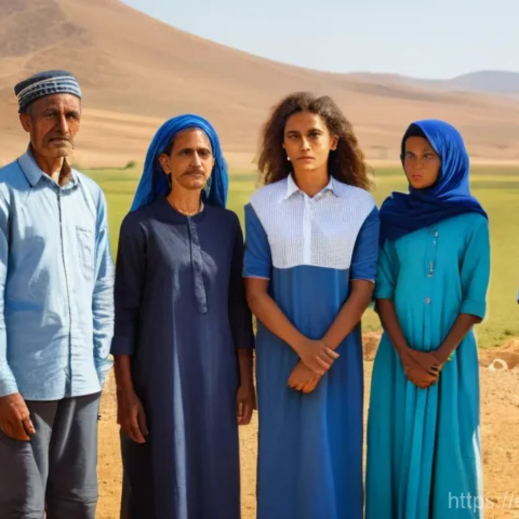 에리트레아 독립 전쟁 - **Prompt:** A diverse group of Eritrean men and women of various ages, standing with expressions of ...