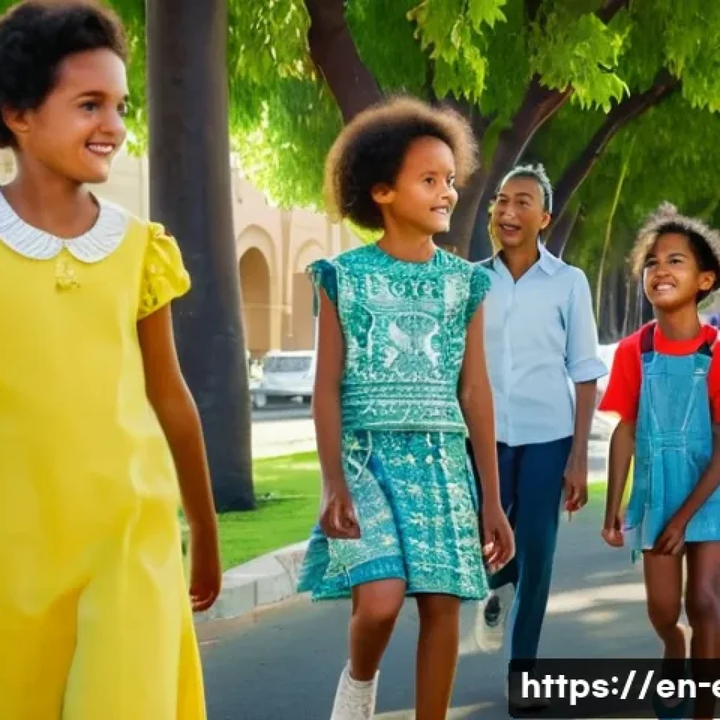 에리트레아로의 가족 여행 - **Asmara Art Deco Family Discovery:** A diverse family, consisting of a mother, father, and two chil...