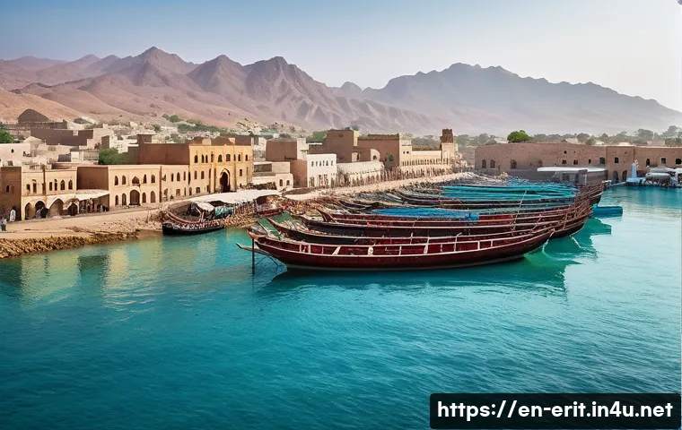 에리트레아와 수단의 역사적 관계 - A detailed scene depicting the historic port city of Massawa in Eritrea during the colonial era, sho...